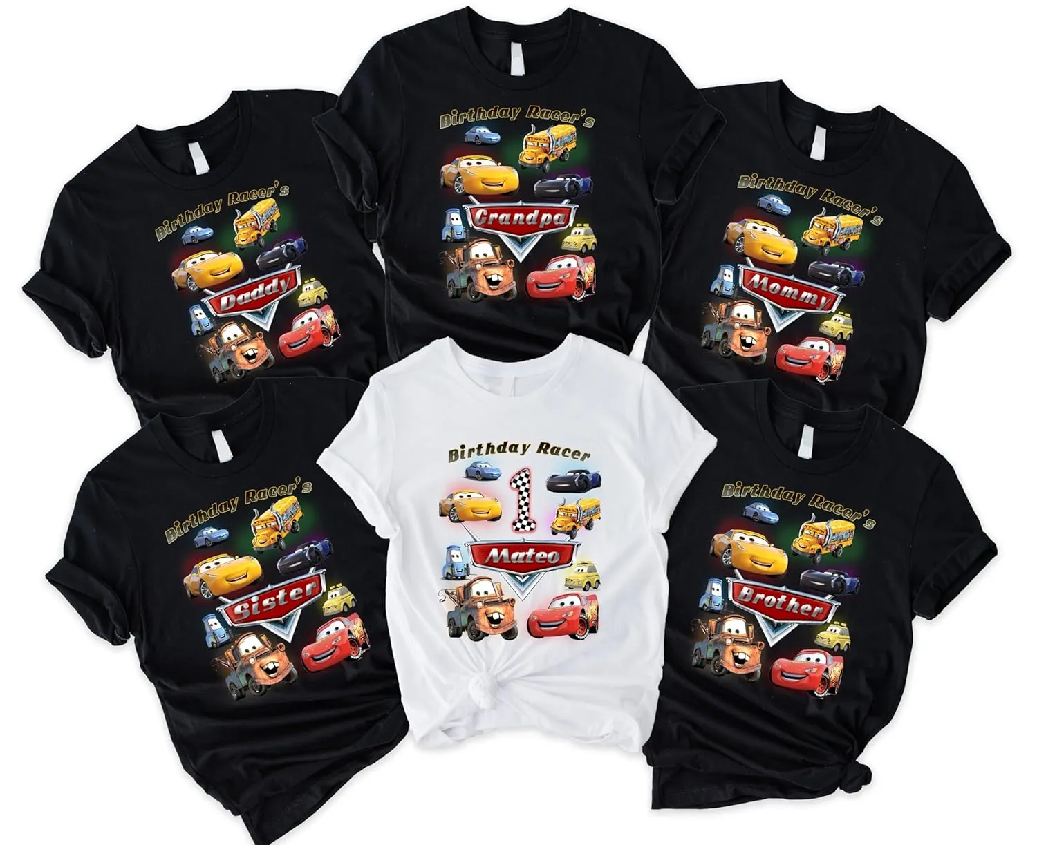 Cars matching family Birthday Shirts, cars Birthday Shirt, Cars Custom Shirt, Personalized Cars Shirt, Cars family shirts, Cars Birthday t-shirt for girls and boys
