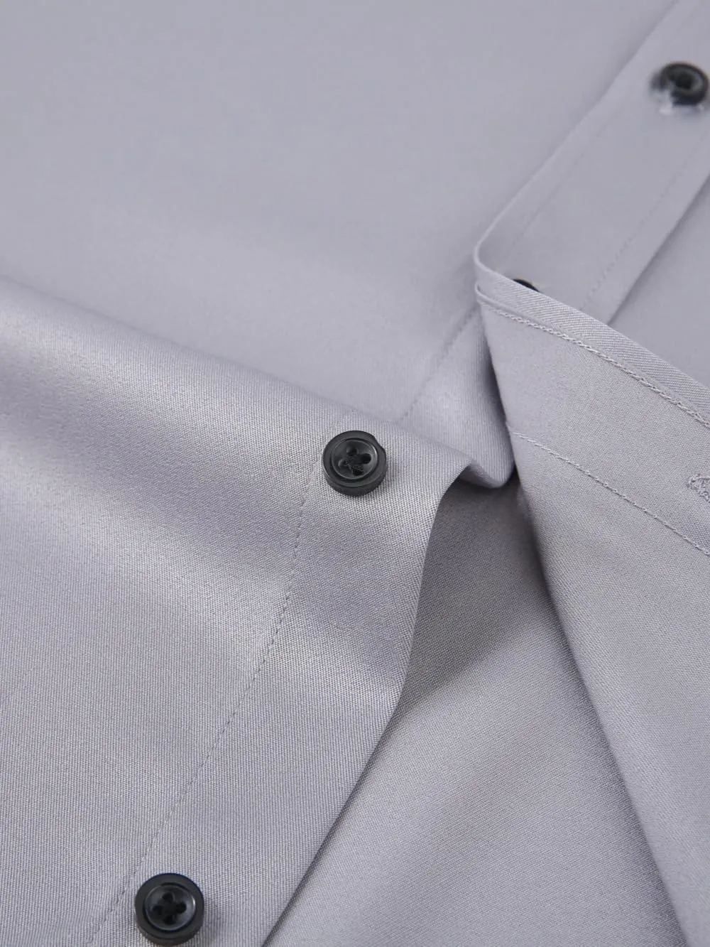 corfty Men Long Sleeve Dress Shirt - Regular Fit Stretch Free-Wrinkle Button Down Shirt