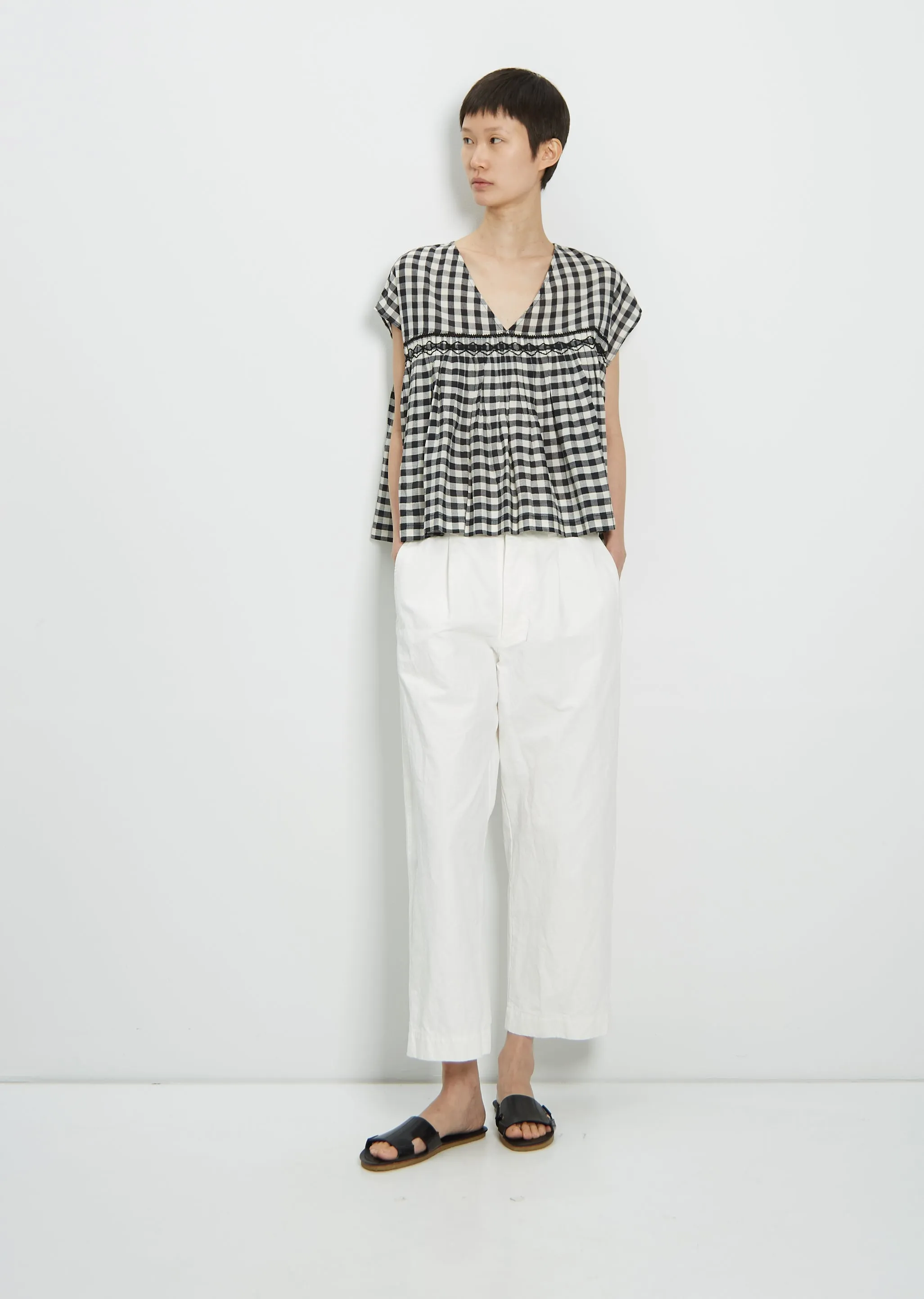 Cotton Voile Kaila Shell Top