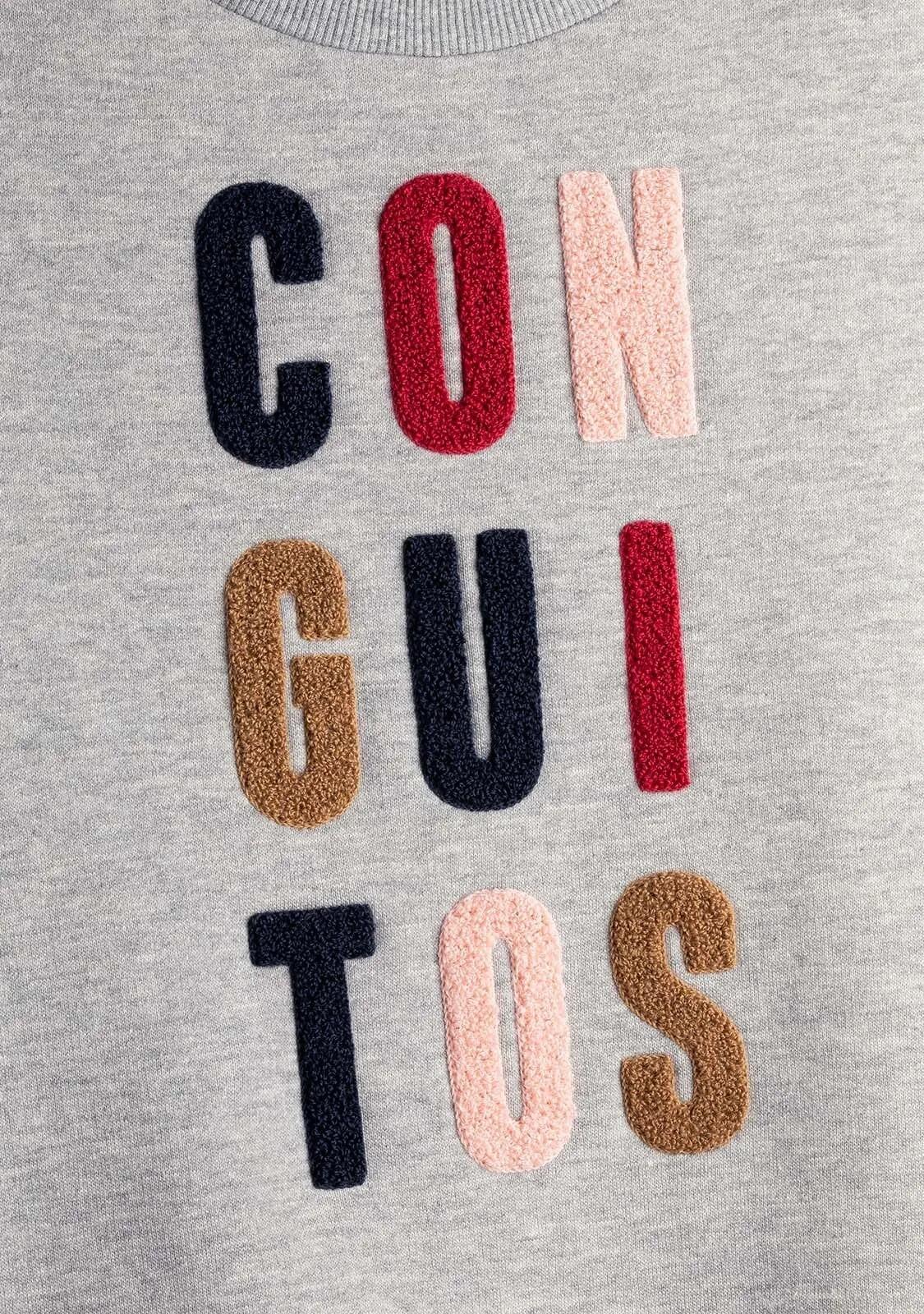 Girl's Grey Conguitos Sweathirt Dress