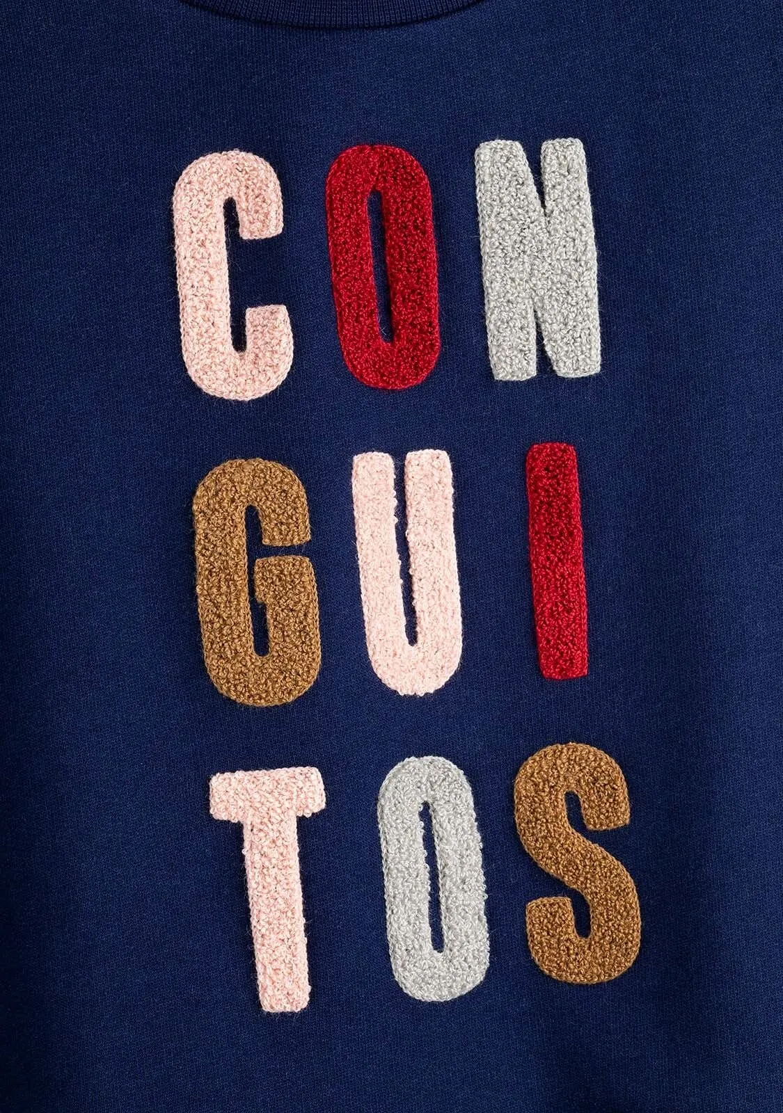 Girl's Navy Conguitos Sweathirt Dress