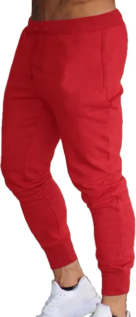 JEShifangjiusu Mens Athletic Joggers Pants Casual Gym Workout Track Pants Comfortable Slim Fit Tapered Sweatpants with Pocket