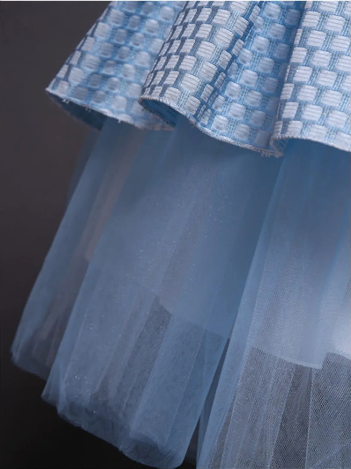 Lace and Jewels Hi-Lo Formal Dress