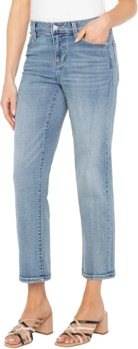 Liverpool Women's Kennedy Crop Straight Jeans