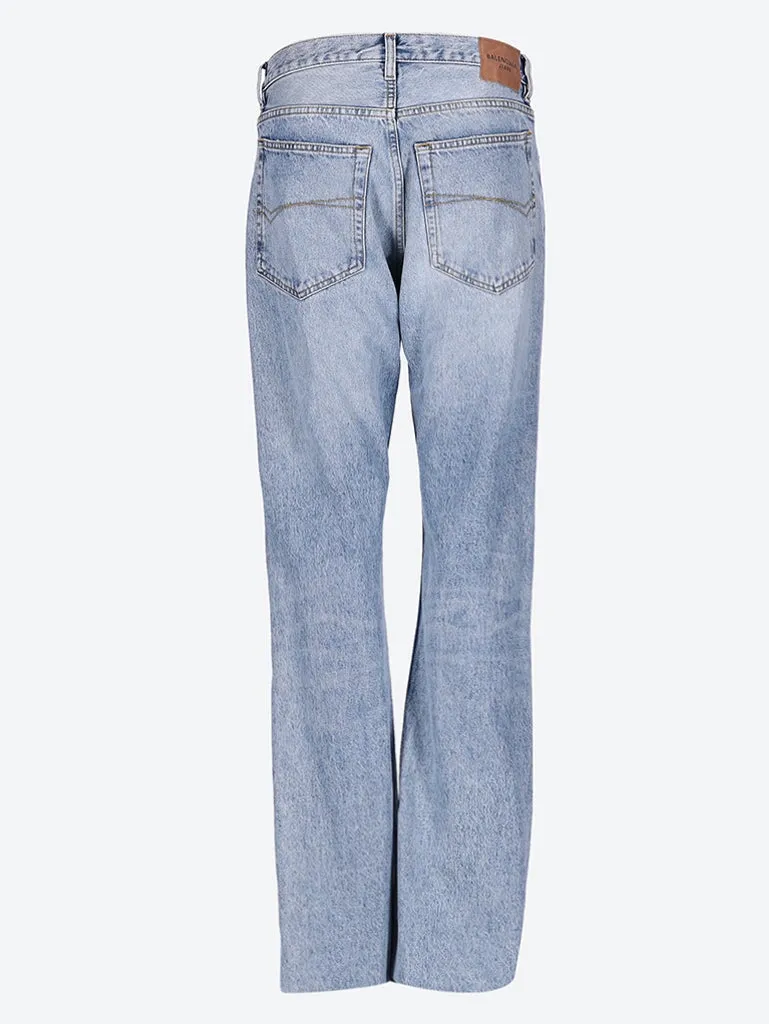 Low waist straight pants