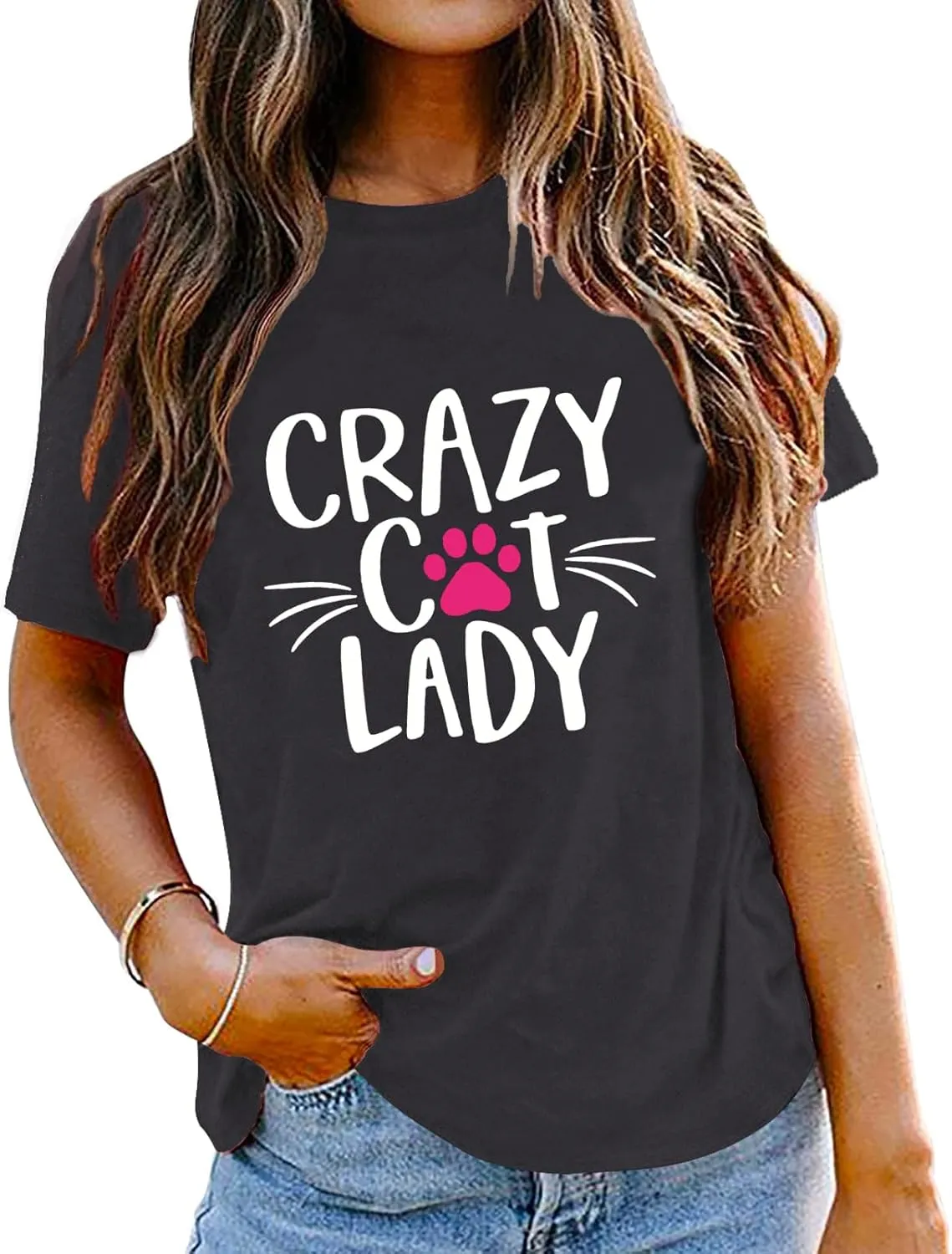 Mom Shirts for Women Mama Letter Print T-Shirt Mama Shirt Life Tops