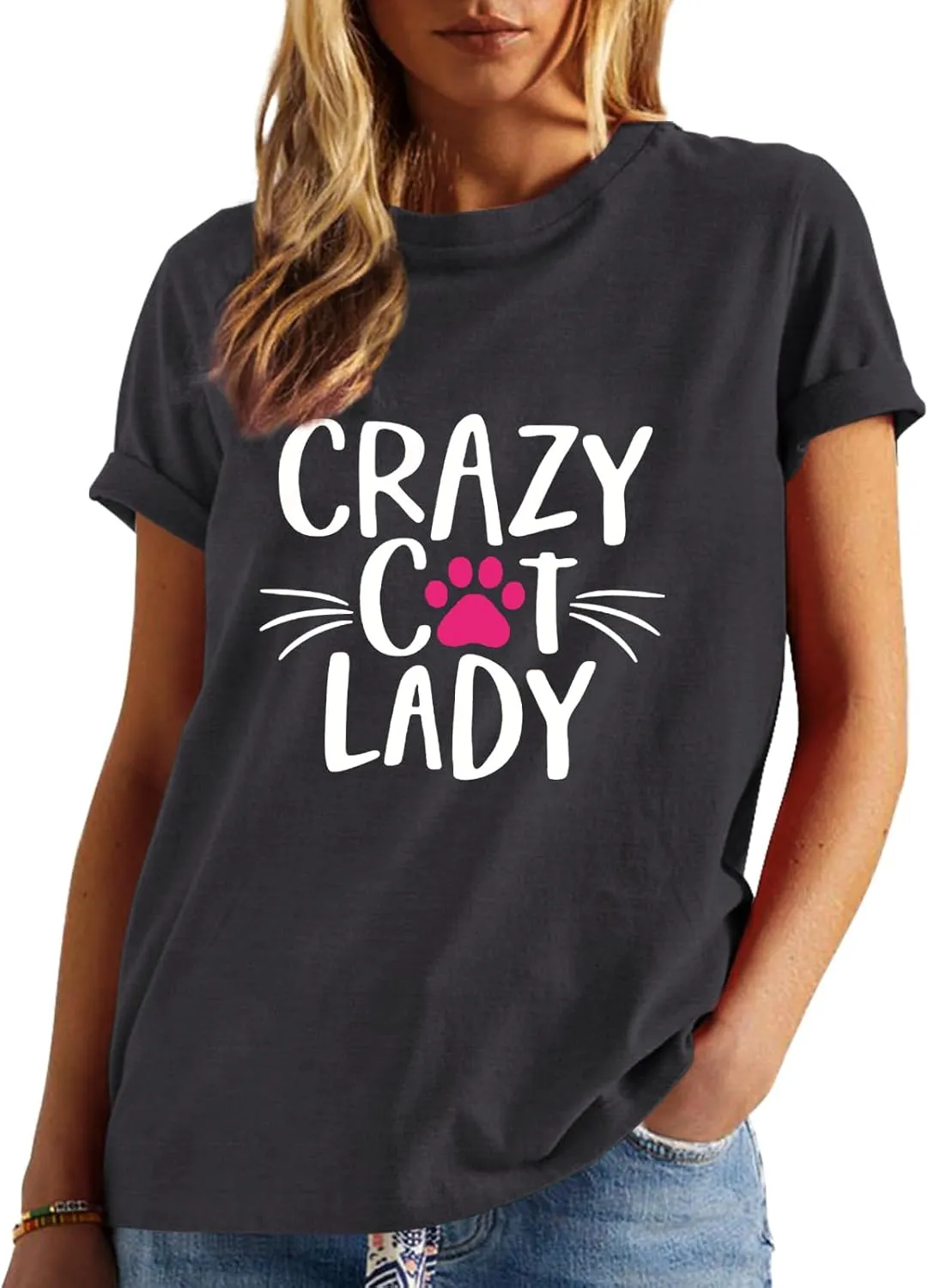 Mom Shirts for Women Mama Letter Print T-Shirt Mama Shirt Life Tops