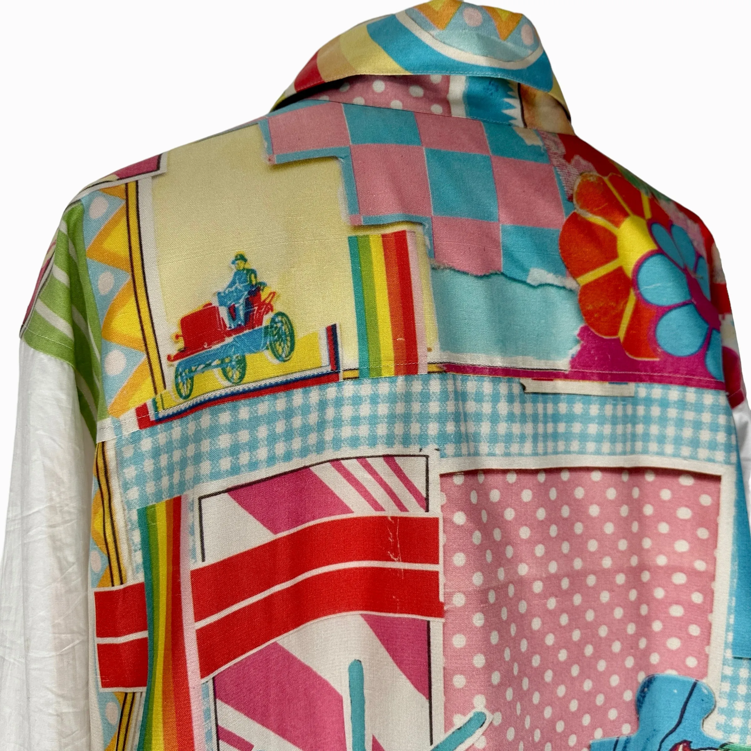Oversized Silk Shirt - XS