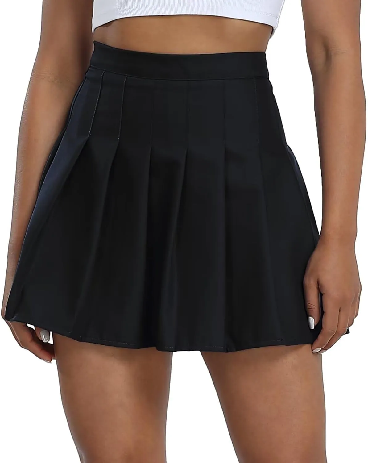 Pleated Skirts for Women Tennis Skirt with Shorts High Waisted Mini Skirt Athletic Golf Skirts Uniform Cheer Dress