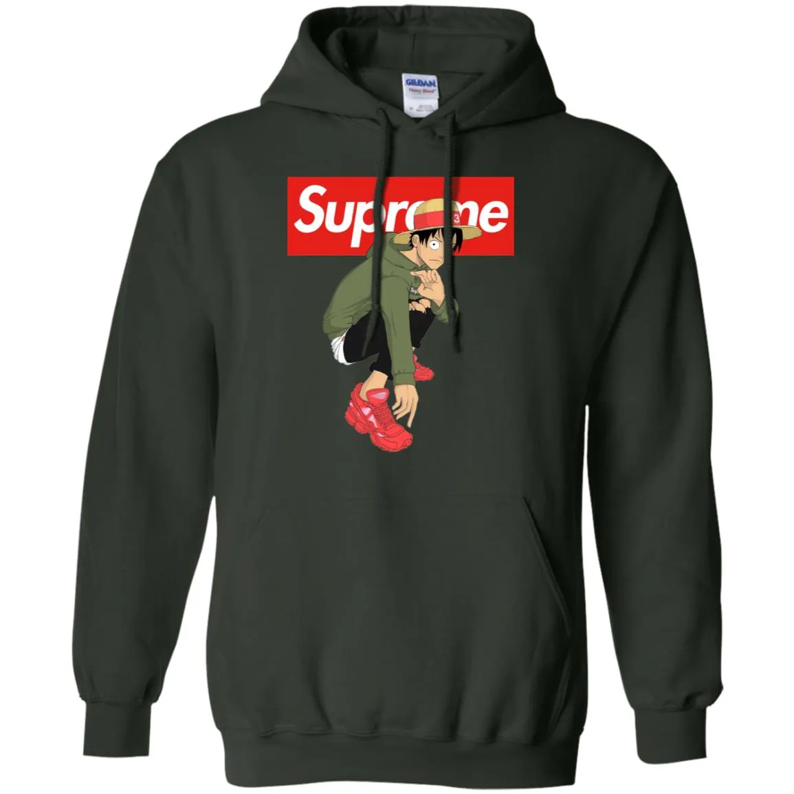Supreme One Piece Y3 T-shirt Pullover Hoodie Sweatshirt