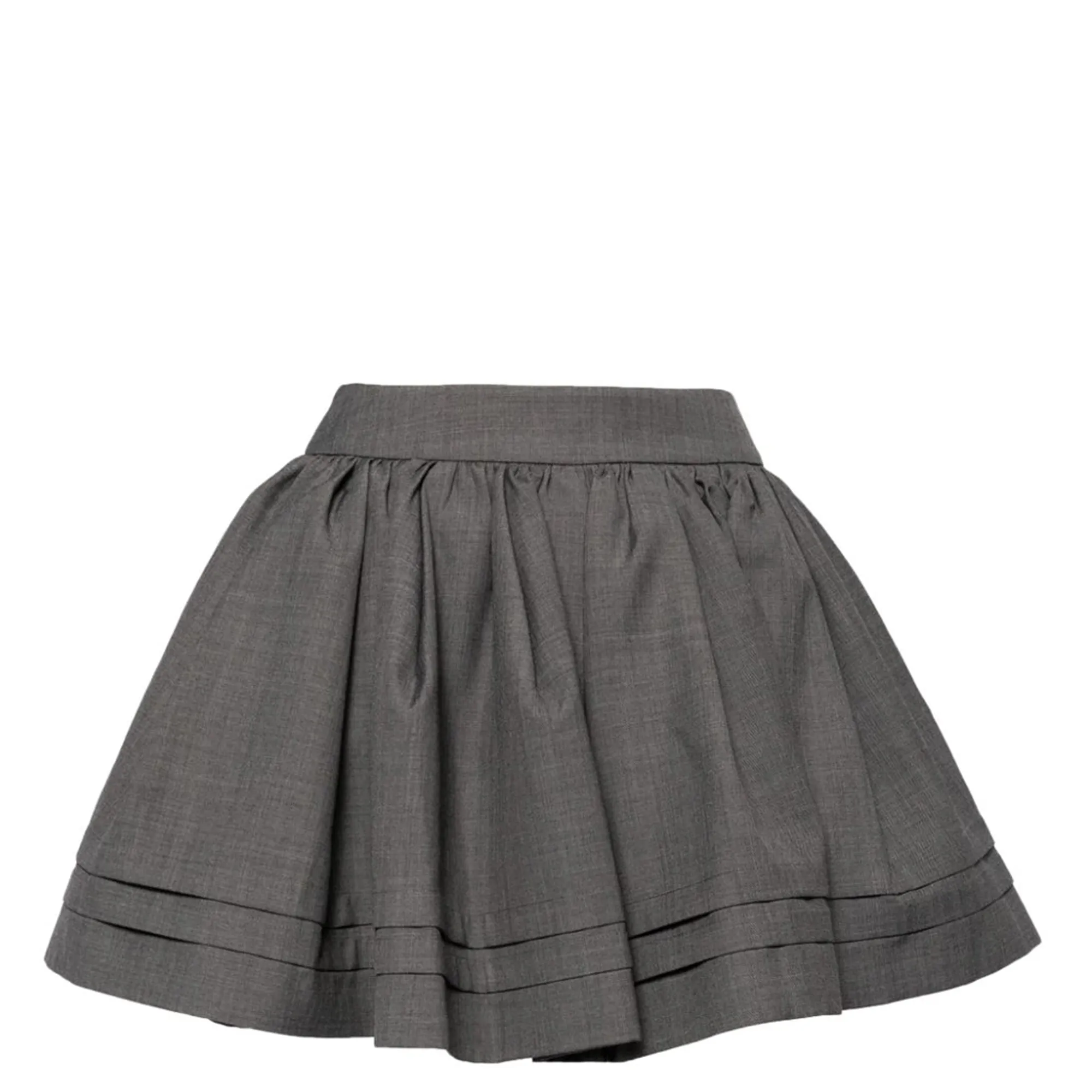 Tuck Edge Short Skirt