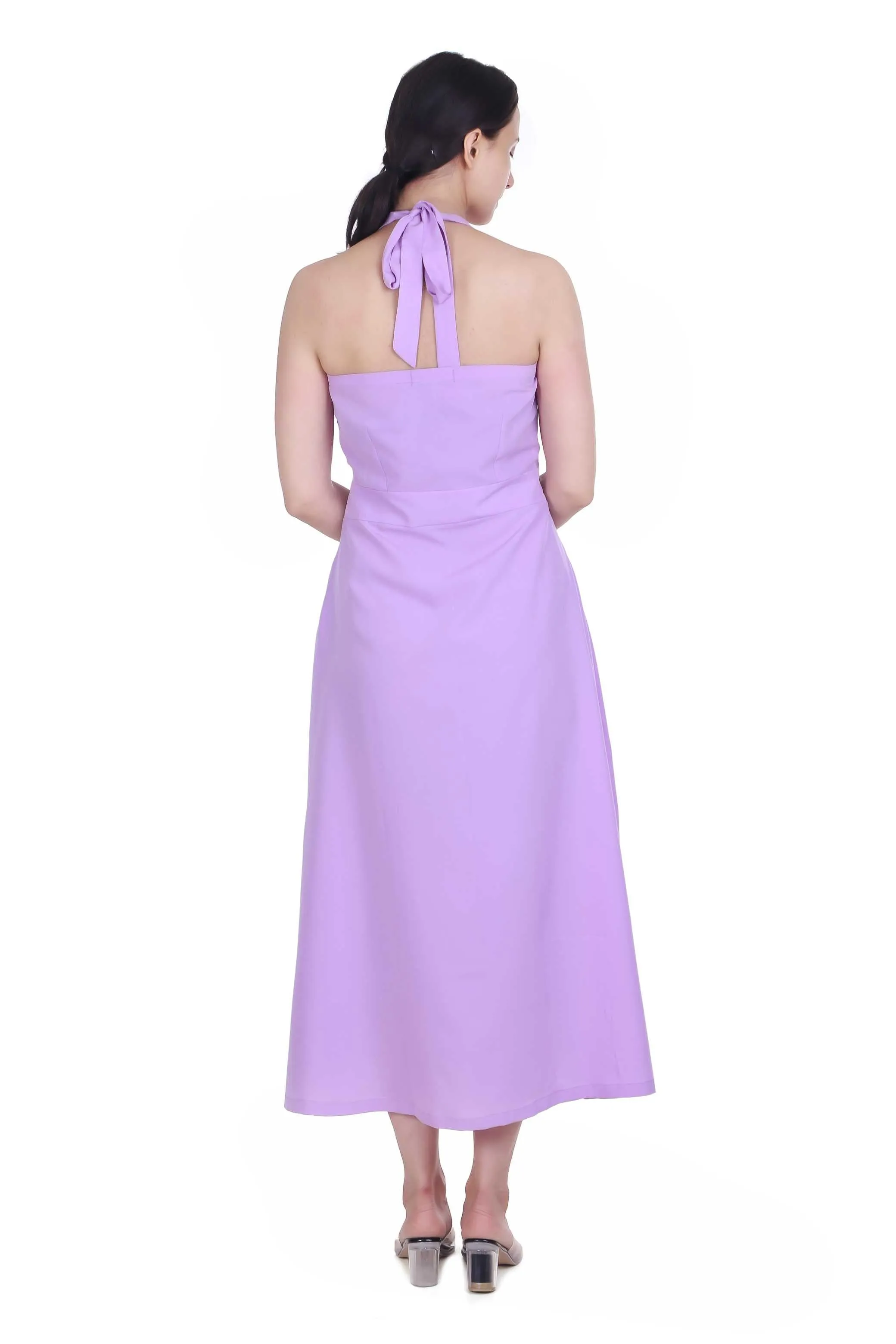 VIOREL V-NECK MAXI DRESS FOR WOMEN