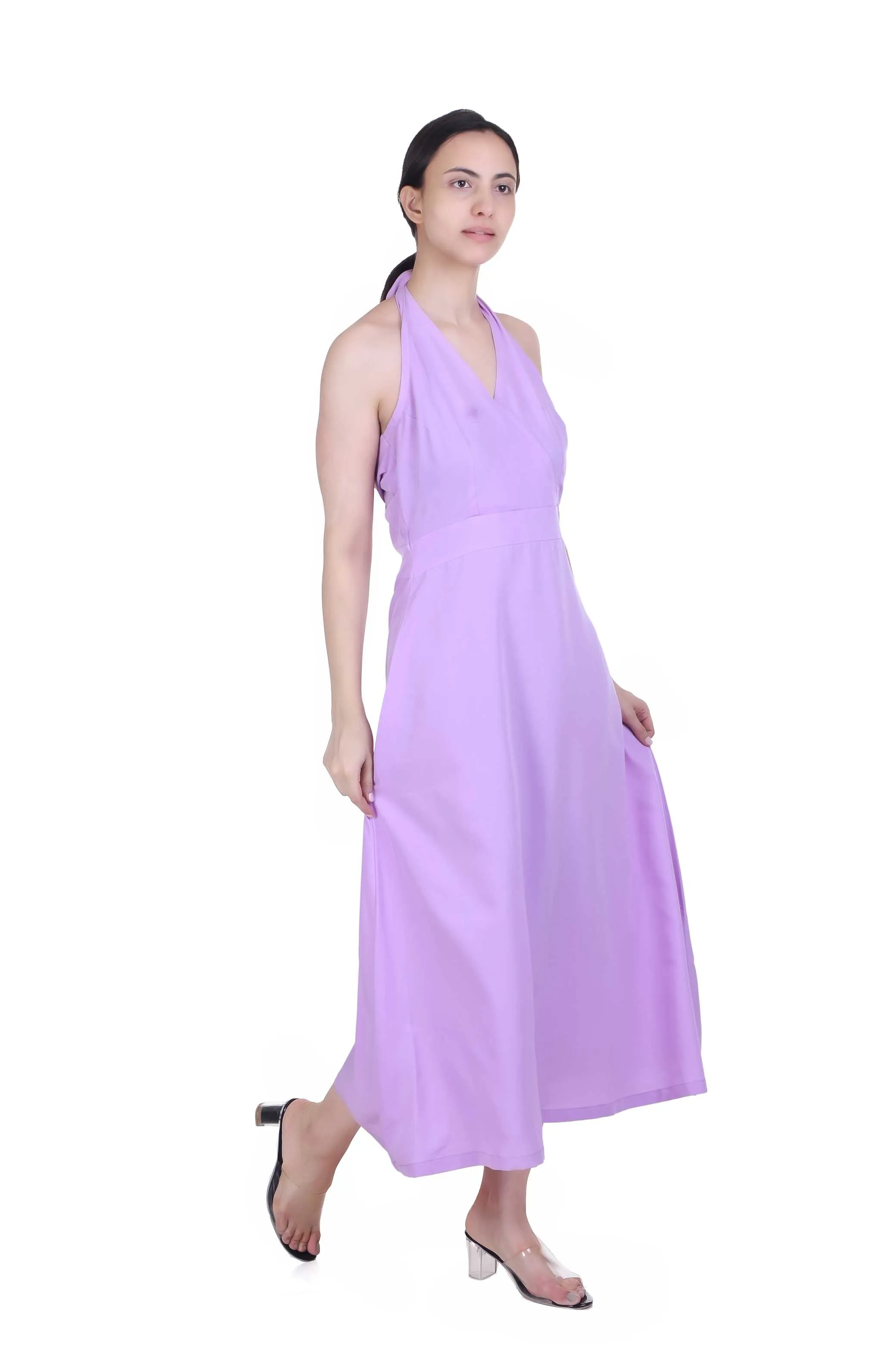 VIOREL V-NECK MAXI DRESS FOR WOMEN