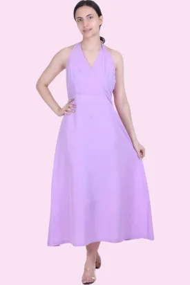 VIOREL V-NECK MAXI DRESS FOR WOMEN